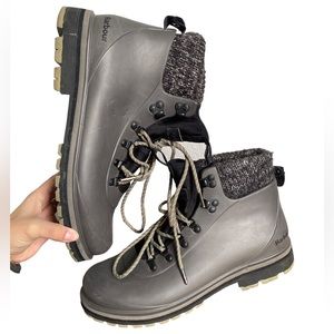 Barbour Zed Hiker Boot Charcoal Mens 10 US